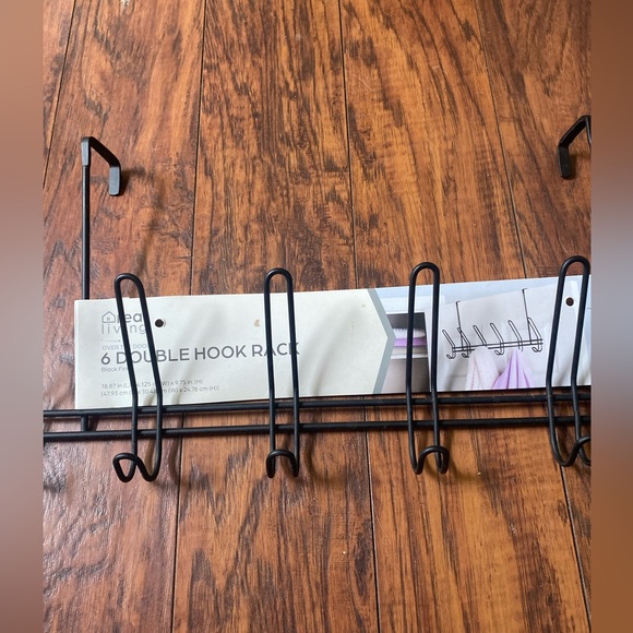 Storage & Organization | Real Living Over The Door 6 Double Hook Rack ...